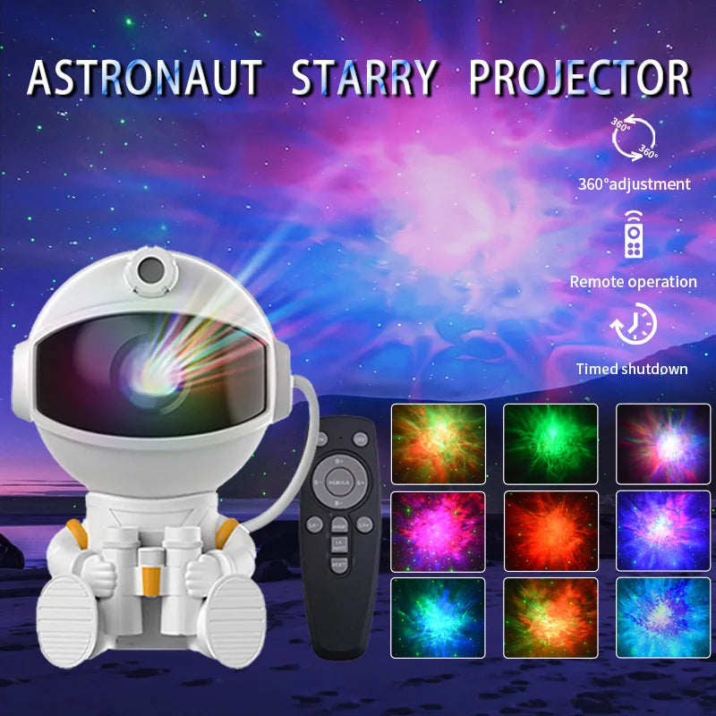 Galactic Astronaut Starry Night Projector